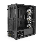 Компьютерный корпус Miditower ExeGate EVO-9202-NPX600 (ATX, БП 600NPX с вент. 12 см, с окном, 1*USB+1*USB 3.0, аудио, 3 вент. 12см с RGb подсветкой)
