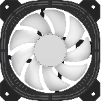Вентилятор для корпуса Formula Nulight 12BK RGb 120х120x25 черный 3-pin 4-pin (Molex) 19.06дБ (NULIGHT 12BK FR) Ret
