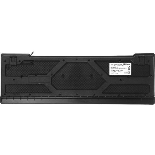 Комплект клавиатура+мышь Defender York C-777 проводной, USB, 1000 DPI, чёрный