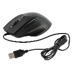 Мышь проводная Acer OMW130 черный, 3600 dpi, USB, кнопки - 6