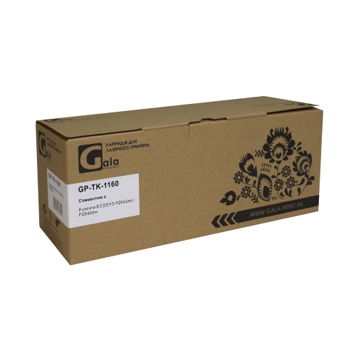 Картридж GalaPrint совместимый TK-1160 для Kyocera Ecosys P2040dn/2040dw 7200к GP
