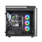Система жидкостного охлаждения Thermaltake TH360 V2 Ultra ARGb Soc-AM5/AM4/1200/1700/1851 черный 4-pin 25.8dB Al+Cu LCD Ret (CL-W384-PL12SW-A)