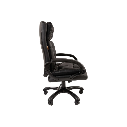 Кресло Chairman 442 черный, экокожа, 120 кг