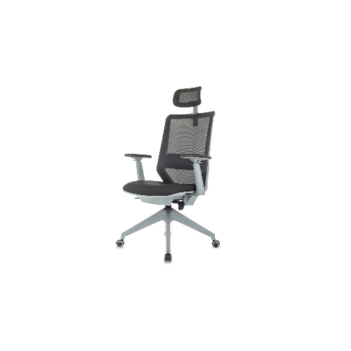 Кресло руководителя Бюрократ MC-G611NL-H черный Elastic-102 с подголов. крестов. 4-луч. пластик пластик серый
