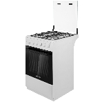 Плита газовая Maunfeld MGC50GCW08D белый, конфорок 4 шт, духовка 59 л, 50 см x 89 см x 65 см