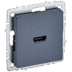 Розетка HDMI IEK BRITE РHDMI-0-БрМ маренго