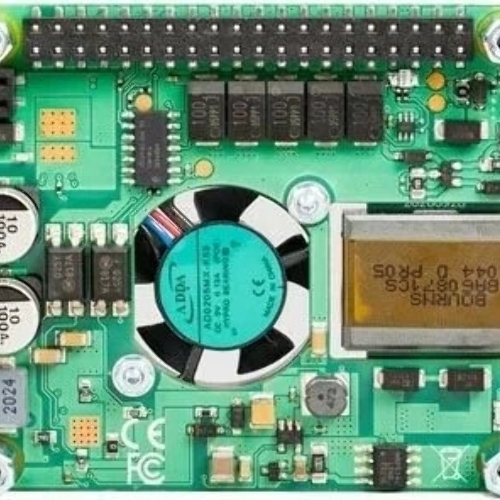 Плата Power Over Ethernet (POE) Raspberry Pi PoE HAT for Raspberry Pi 3B+ и 4B, SC0468, для питания Raspberry Pi через Ethernet кабель. Вентилятор в комплекте. (RPI3-MODBP-POE)(RASP3328)(221-1857) (492820)