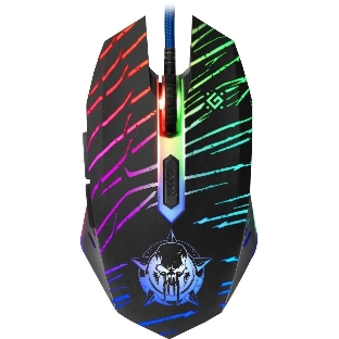 Мышь проводная Defender Dark Agent GM-590L черный, 12800 dpi, USB, кнопки - 6