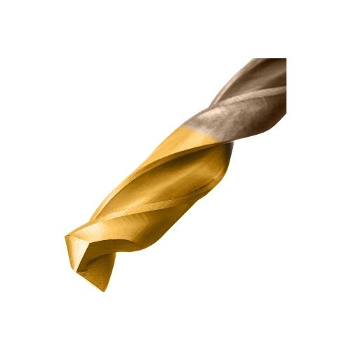 Набор сверл по металлу Denzel 1-10 мм, Р6М5К8-TiN, Golden Tip, 10 шт