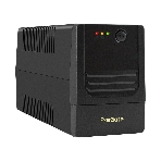 Источник бесперебойного питания ExeGate Power NB-400.LED.AVR.2SH (400VA/240W, LED, AVR, 2*Schuko, батарея 12V 4.5Ah, черный)