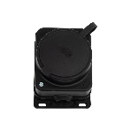 Колодка MultiSet 1х розетка 2К+З 16А/250В IP44 каучуковая черн. SE MST4003BK