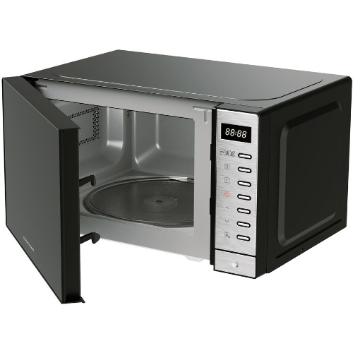 Микроволновая печь Rondell RDE-MW203 черный/серебристый, 20 л, 700 Вт, переключатели - кнопки
