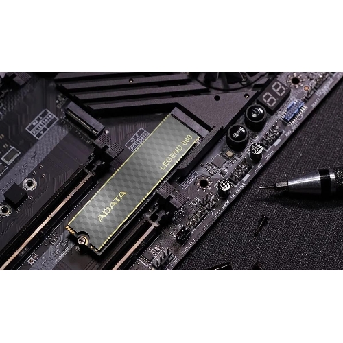 Накопитель SSD ADATA LEGEND 860, 500Gb, PCIe 4.0 x4, M.2 2280, NVMe, R/W 5000/3000, с радиатором