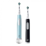 Набор электрических зубных щеток Oral-B Pro Series 1 бирюзовый/черный
