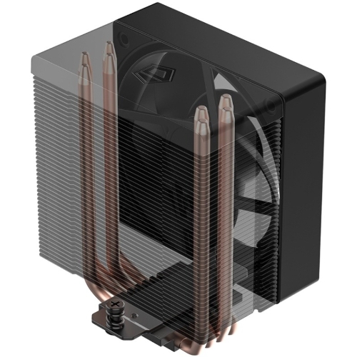Кулер Cooler ID-Cooling SE-904-XT ARGb BLACK LGA1851/1700/1200/115X/AM5/AM4 (TDP 180W, PWM, 4 тепл.трубки прямого контакта, FAN 100мм, Addressable RGb LED) RET