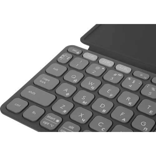 Клавиатура Logitech Keys to Go 2 беспроводная, Bluetooth, серый