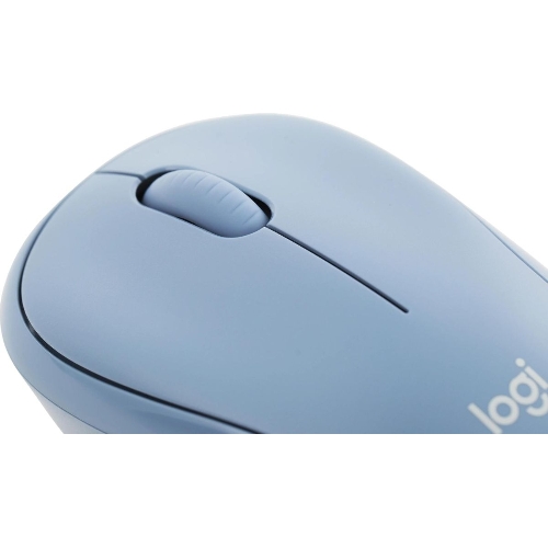 Мышь беспроводная Logitech M221 голубой, 1000 dpi, радиоканал, USB, кнопки - 3