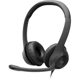 Гарнитура Logitech H390 чёрный, проводная, USB