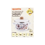 Кастрюля Appetite 1RD161М Roses эмалированная сталь 2 л 60070377