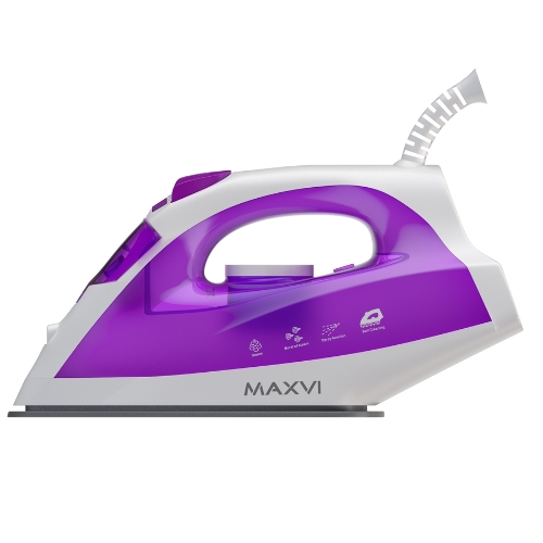 Утюг Maxvi SI1801 белый/фиолетовый