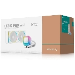 Система водяного охлаждения Deepcool LE240 Pro ARGB Soc-AM5/AM4/1200/1700/1851 белый 4-pin 28.2-33dB Al 280W 1347gr Ret (R-LE240PRO-WHAMMC-G-1)