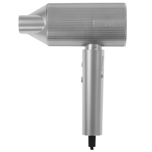 Фен JVC JHD012 серый/серебристый, 1800 Вт