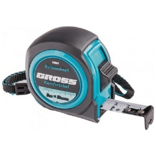 Рулетка Gross 32561 komfortabel 5м х 19мм обрезиненный корпус