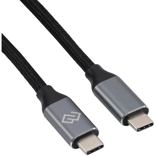 Кабель Digma D-Type-C-USB3.2-3m D-TYPE-C-USB3.2-100W-4K-3M 3м черный