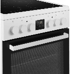 Плита электрическая Maunfeld MEC57CW08TD белый, конфорок 4 шт, духовка 59 л, 50 см x 85 см x 60 см