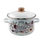 Кастрюля Appetite 1RD161М Roses эмалированная сталь 2 л 60070377