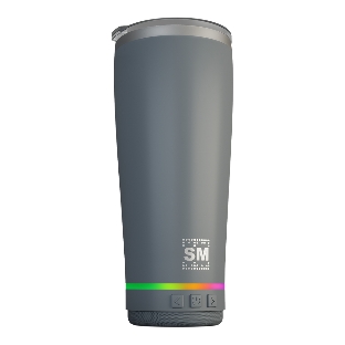 Термокружка с портативной колонкой Soundmax SM-TC001 серый