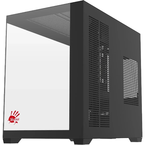 Компьютерный корпус Bloody CC-122 черный без БП ATX 10x120мм 1xUSB2.0 1xUSB3.0 audio