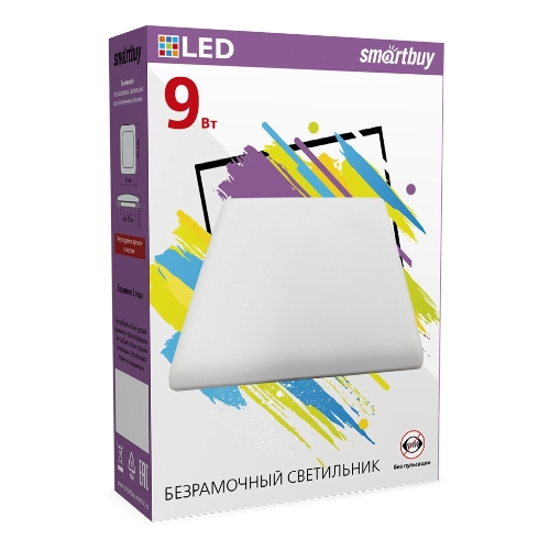 Безрамочный светильник Smartbuy (SBL-BDLS-9-4K) 9W/4000К