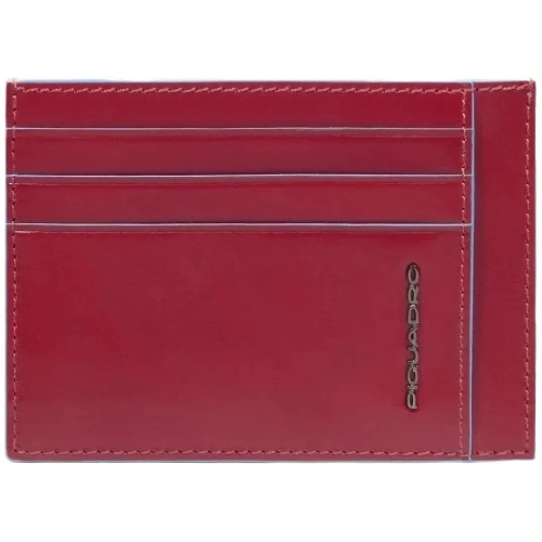 Чехол для кредитных карт Piquadro Blue Square PP2762B2R/R, натур.кожа, красный