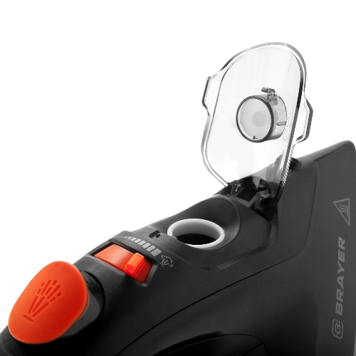 Утюг BRAYER BR4007 черный/оранжевый, 3100 Вт, 35 г/мин, 160 г/мин, 265 мл