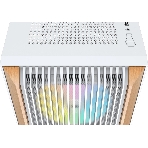 Компьютерный корпус без блока питания SAMA Z60 белый, Midi-Tower, TG, 4x140мм ARGb, 2xUSB 3.0 + 1xUSB 3.1 Type-C, E-ATX, ATX, mATX, mITX белый