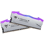 Оперативная память Patriot Viper Xtreme 5, DDR5, 48GB (2x24GB), 8000MHz, CL38, DIMM, с радиаторами, RGB, серебристый