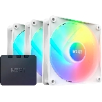 Вентилятор для корпуса Case Cooler NZXT F120 RGb Core Triple Pack (120x120x25мм, 4-pin PWM, RGb, 78.86CFM, 33.88dBA, 1800RPM, белый, 3pcs)
