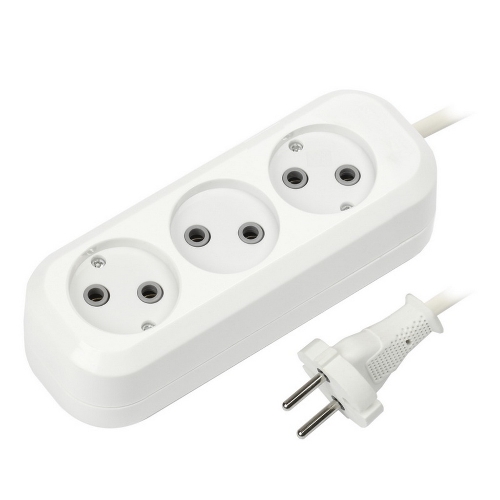 Удлинитель бытовой Smartbuy (SBE-10-3-05-N) 3 гнз х 5,0 м (10А/2.2 кВт, ПВС 2х1.0)