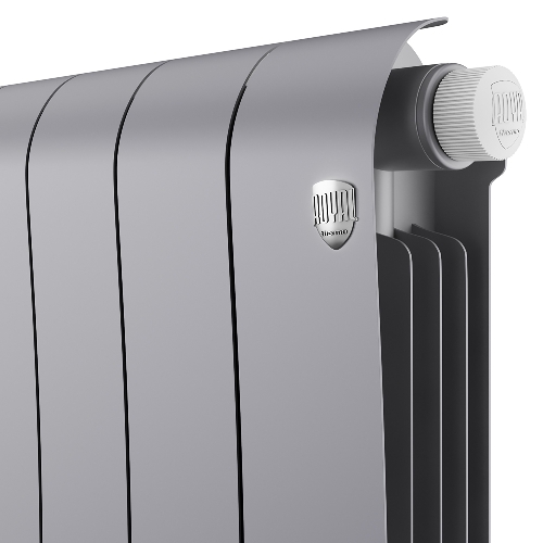 Радиатор биметаллический Royal Thermo Infinity 300 Silver Satin VR80 - 12 секц.