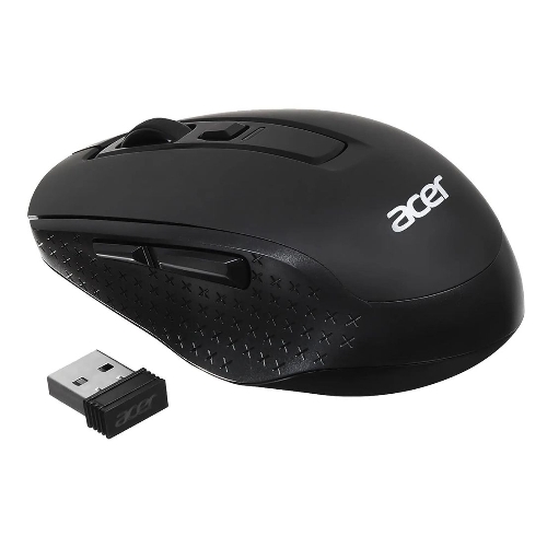 Мышь беспроводная Acer OMR070 черный, 1600 dpi, радиоканал, Bluetooth, USB, кнопки - 6