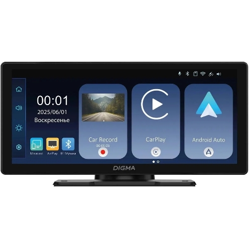 Автомобильный монитор Digma Smart Screen Mi1000 Dual 8.9" 600x1024