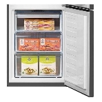 Холодильник Beko B1RCNK272G серый, двухкамерный 163/76л морозилка снизу, No Frost