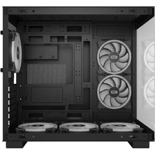 Компьютерный корпус без блока питания Case PCCooler C3T500 ARGB BK, Midi-Tower, TG, 6x120мм ARGB, 1xUSB-C 3.1 + 2xUSB-A 3.0, ATX, mATX, mITX черный