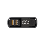 Портативный аккумулятор OLMIO QS-10, 10000mAh, 22.5W QuickCharge3.0/PowerDelivery, LCD, темно-серый