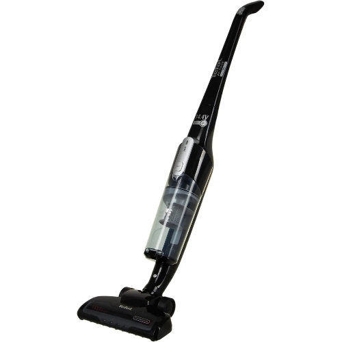 Пылесос вертикальный Tefal TY6545RH черный, питание от аккумулятора, уборка сухая, пылесборник 0.65 л