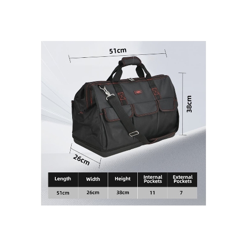 Сумка для инструментов Deli DL430906 Black Edition