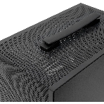 Компьютерный корпус без блока питания Case HSPD M211, Mesh Mini-tower, Black, TG, 0.7 SPCC, no fans,mATX, mITX, 175/330/150мм, 2x2.5