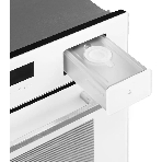 Духовой Шкаф электрический с паром Maunfeld MCMO5016STGW, 50л, дверца с 2 стеклами, белый