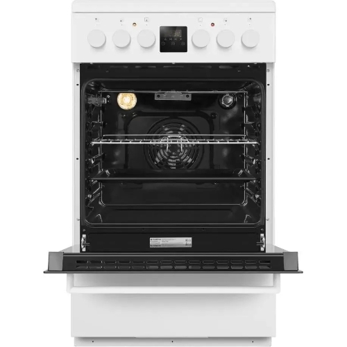 Плита электрическая Maunfeld MEC57CW08TD белый, конфорок 4 шт, духовка 59 л, 50 см x 85 см x 60 см